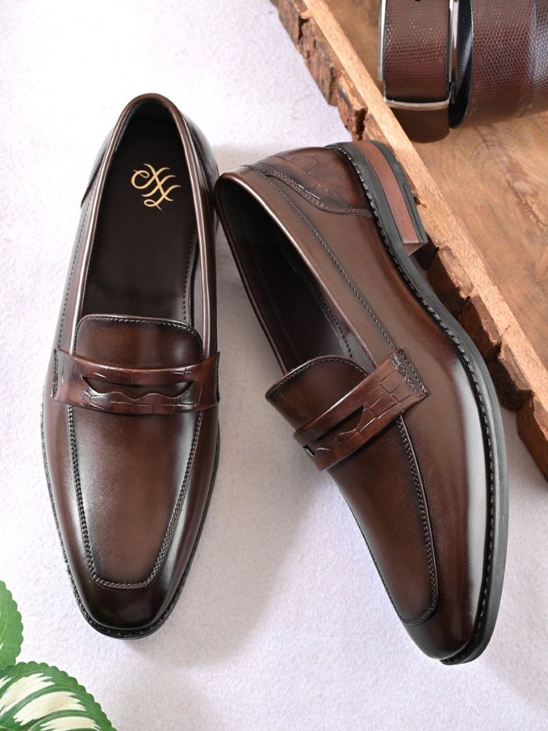 House of Pataudi Men Formal Loafers-picture-45