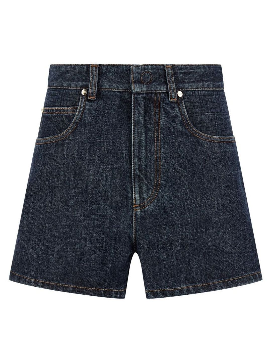fendi Blue FF padded shorts-picture-42