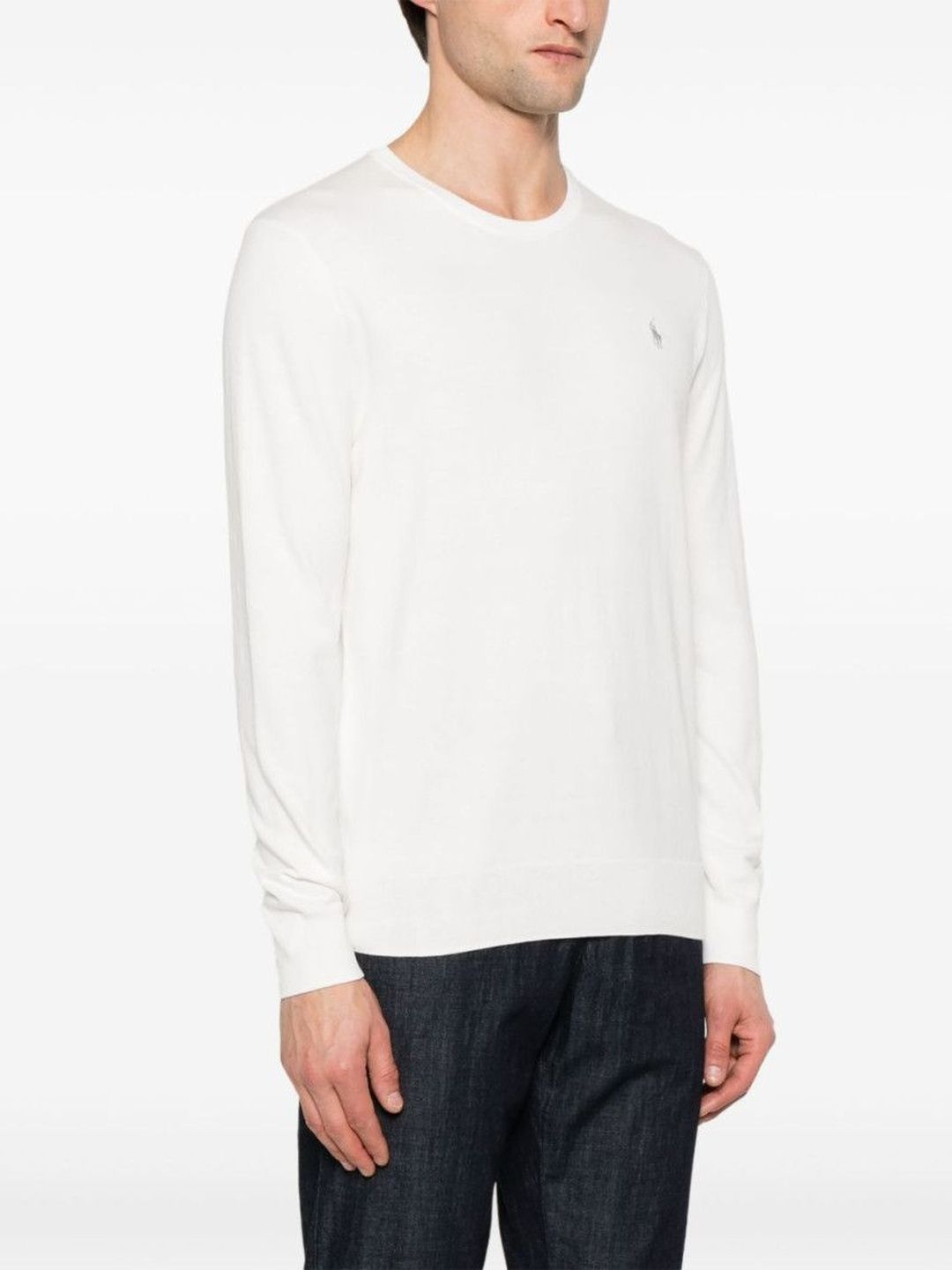 White Logo Sweater-image-38