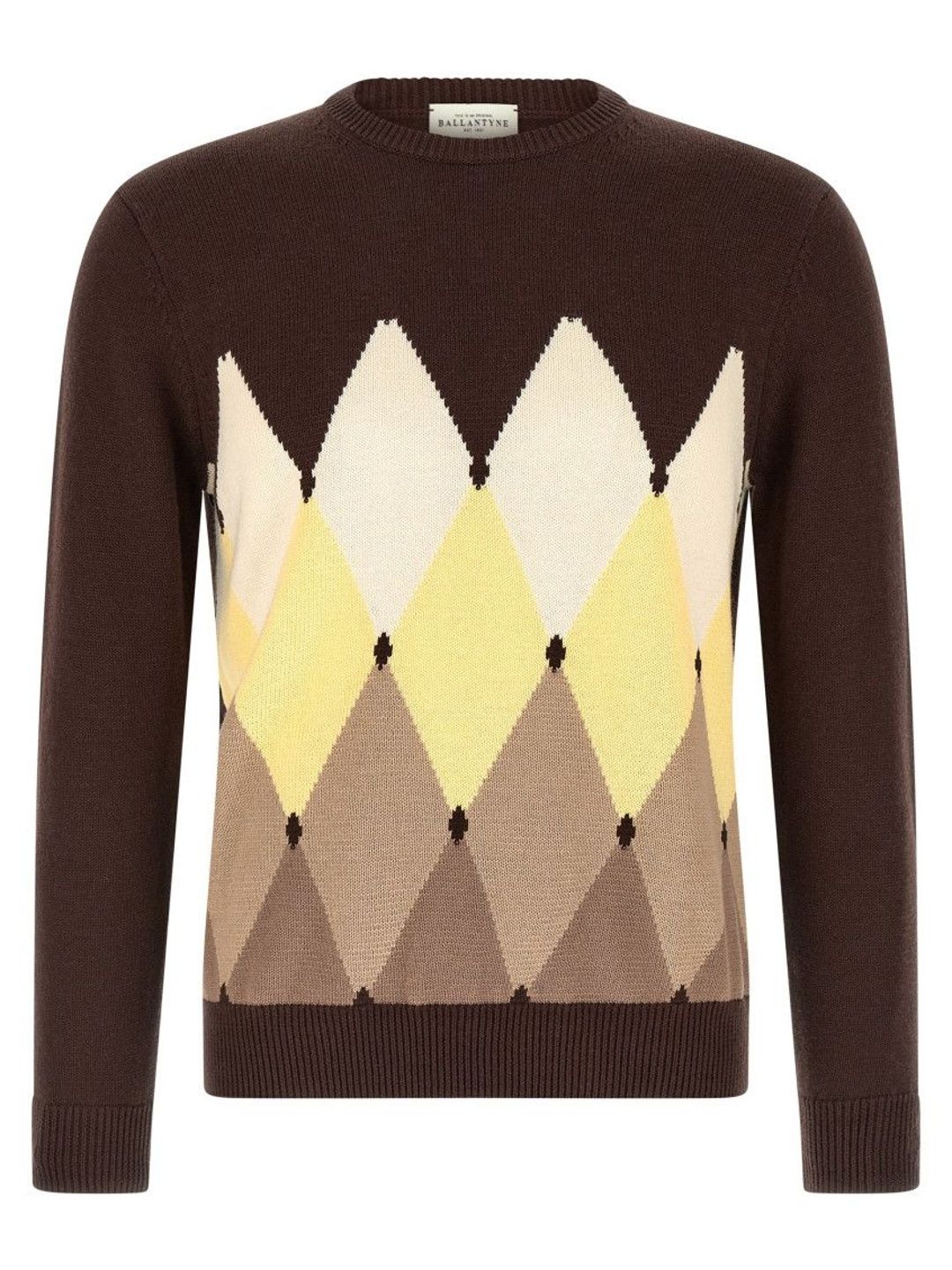 ballantyne Brown Argyle Sweater-picture-29
