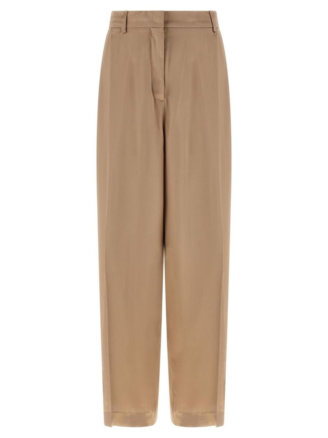 fabiana filippi Beige Liquid satin pants-picture-26