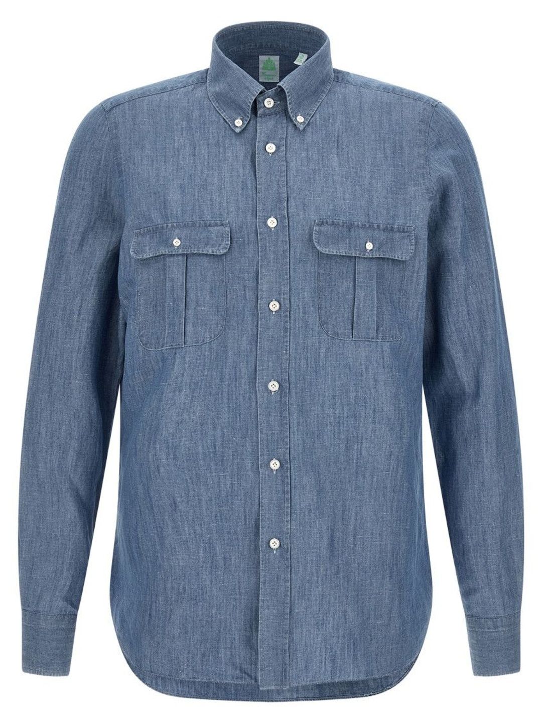 Finamore 1925 Spread Collar Long Sleeves Shirt-picture-40