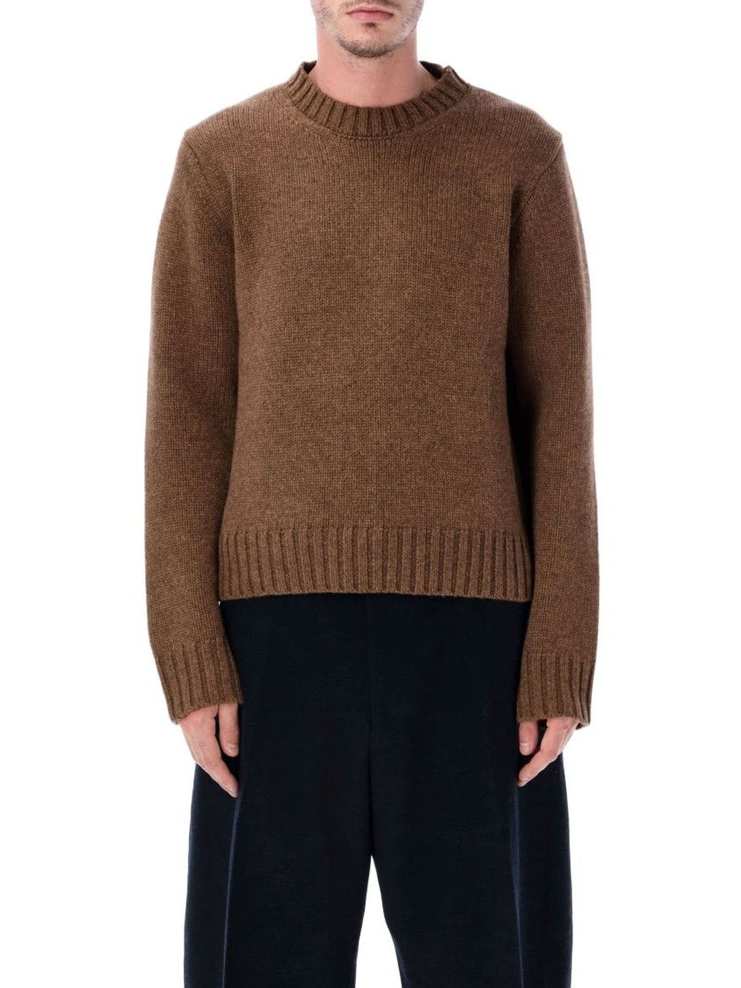 studio nicholson Caramel Wool Sweater-picture-44