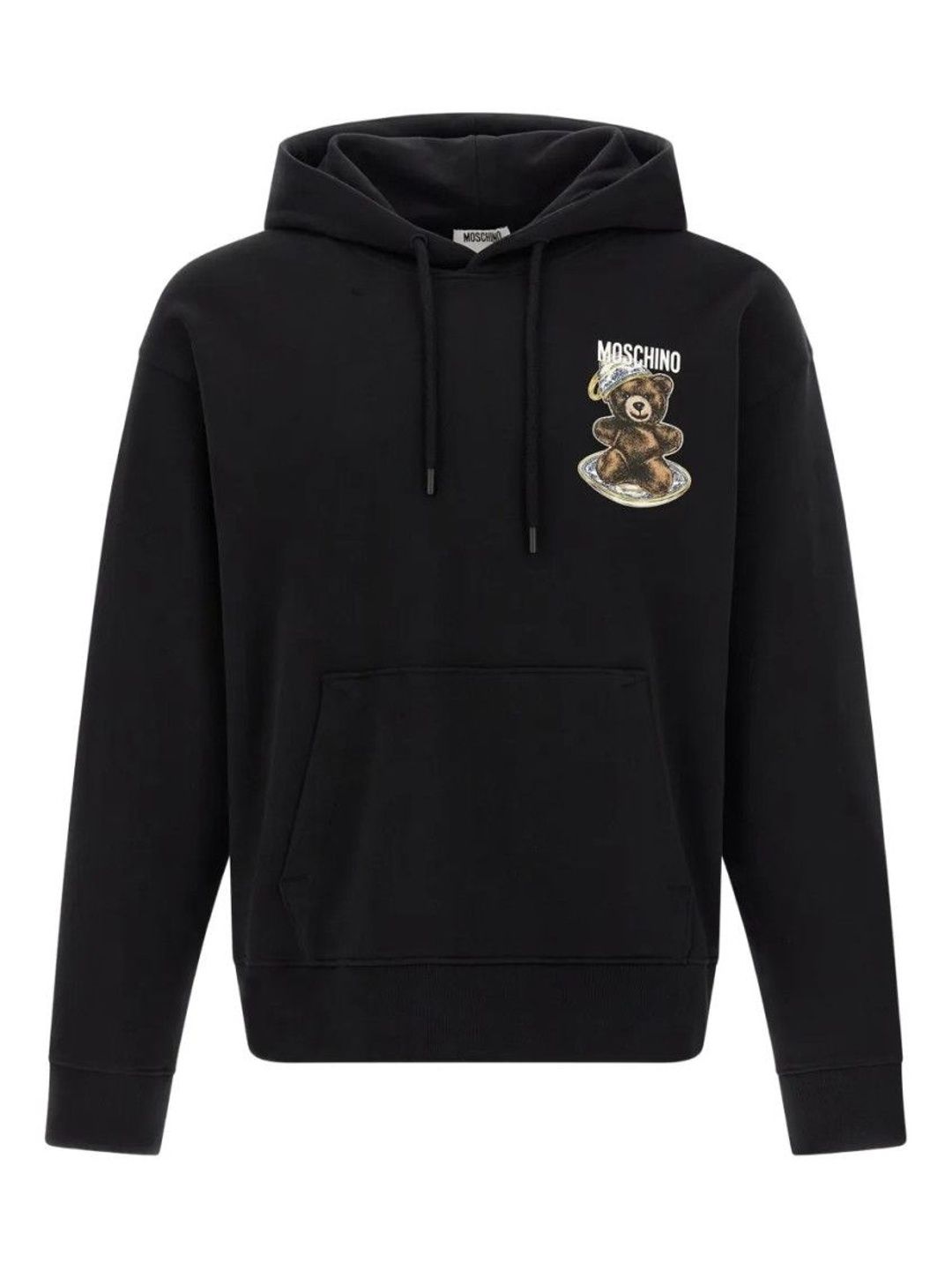 moschino Black Graphic Print Hoodie-picture-31