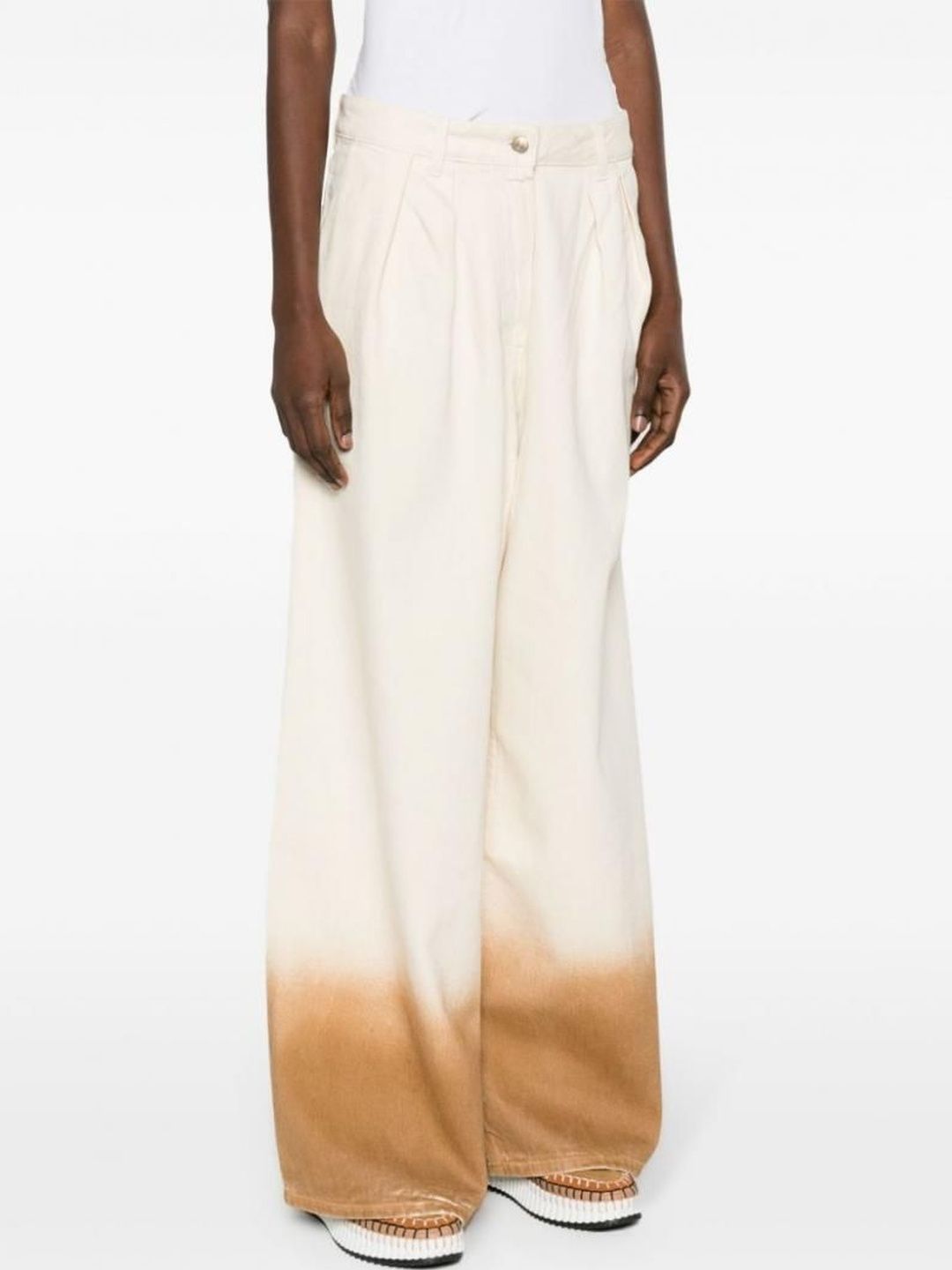 White Bright Hues denim cotton jeans-image-3
