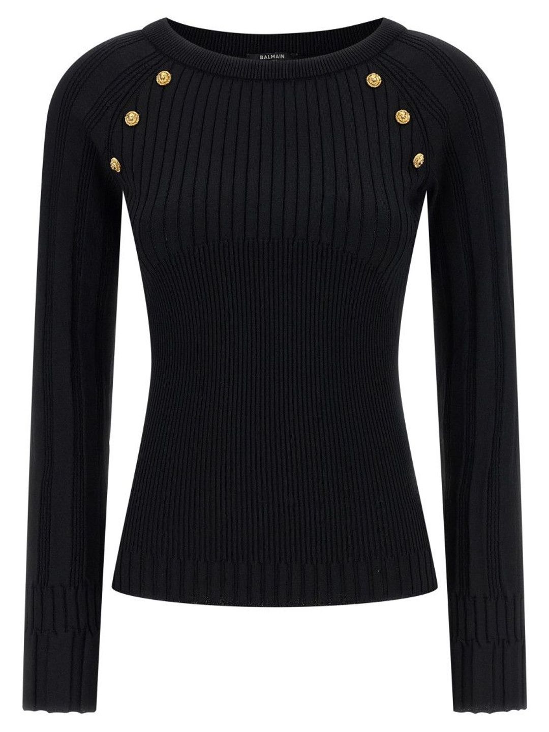 balmain Black 3 buttons sweater-picture-36
