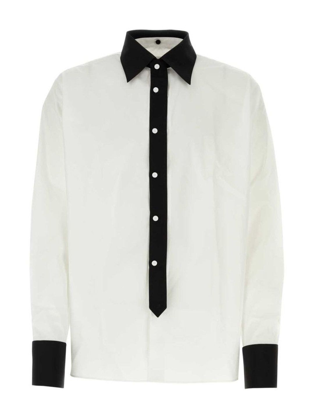 prada White poplin oversize shirt-picture-31