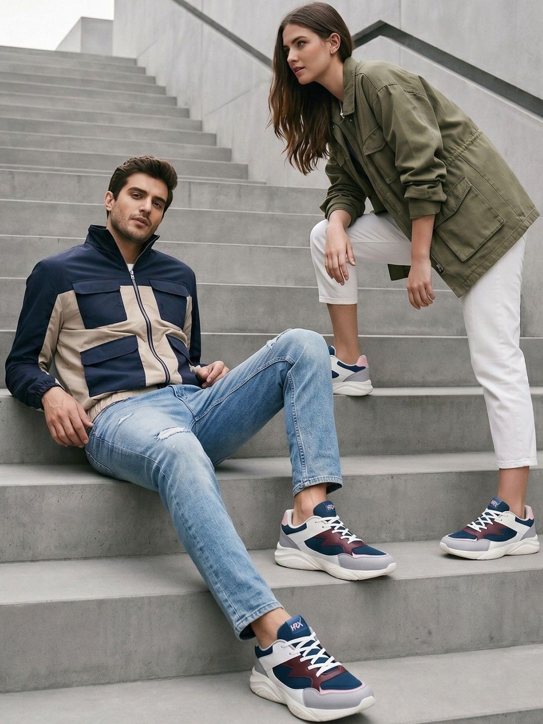 HRX by Hrithik Roshan Unisex Colourblocked Sneakers-picture-36