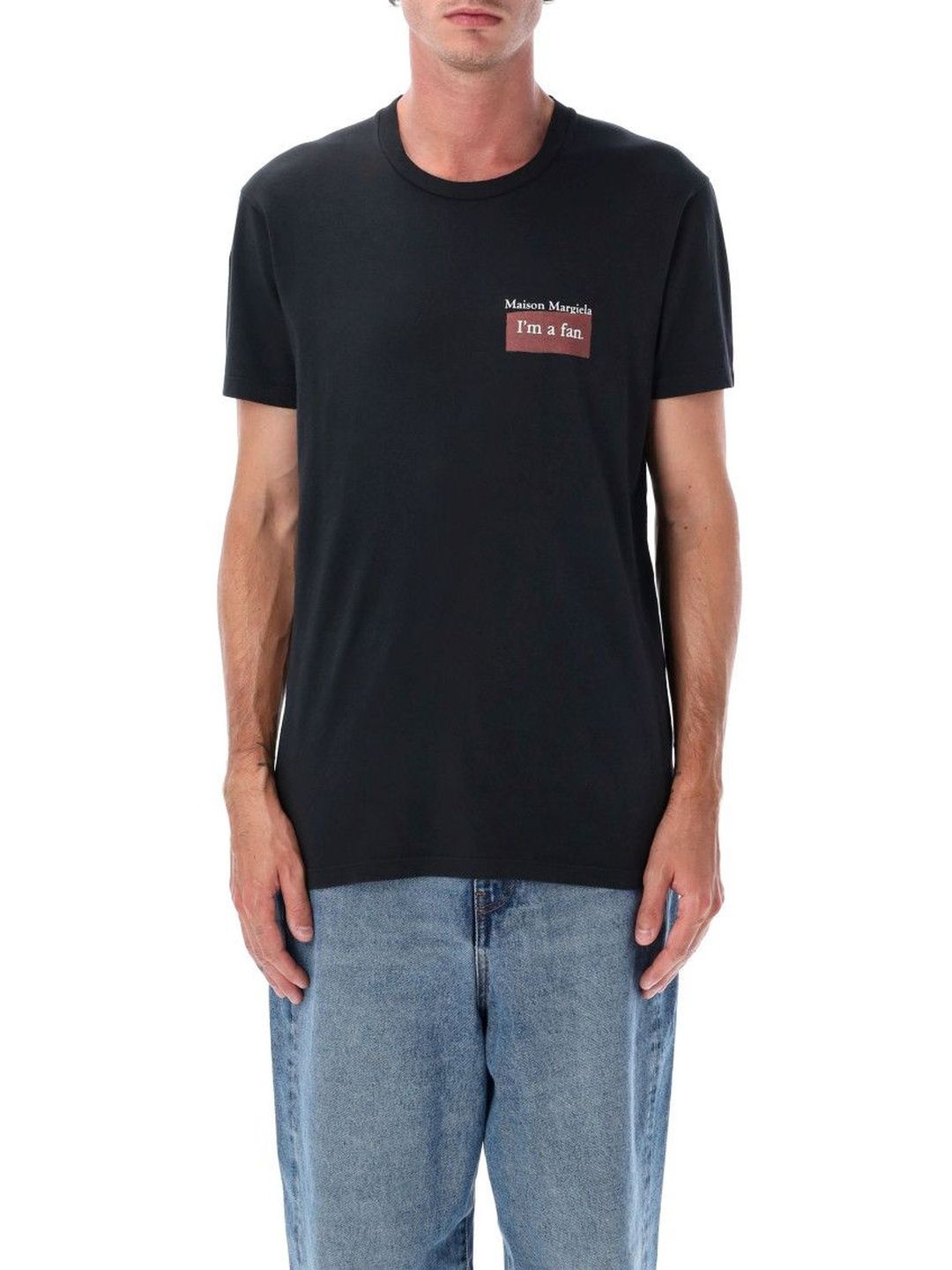 Maison Margiela Grey Crewneck Logo T-Shirt-picture-34