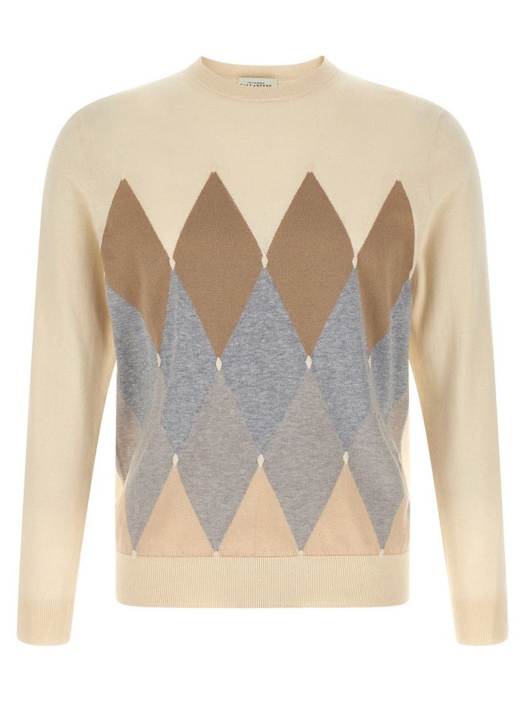 ballantyne Beige Argyle Sweater-picture-11