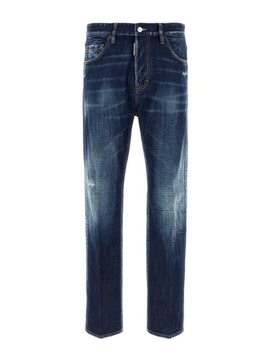 Dsquared2 Men Regular Fit Clean Look Light Fade Non Stretchable Pure Cotton Jeans-picture-18
