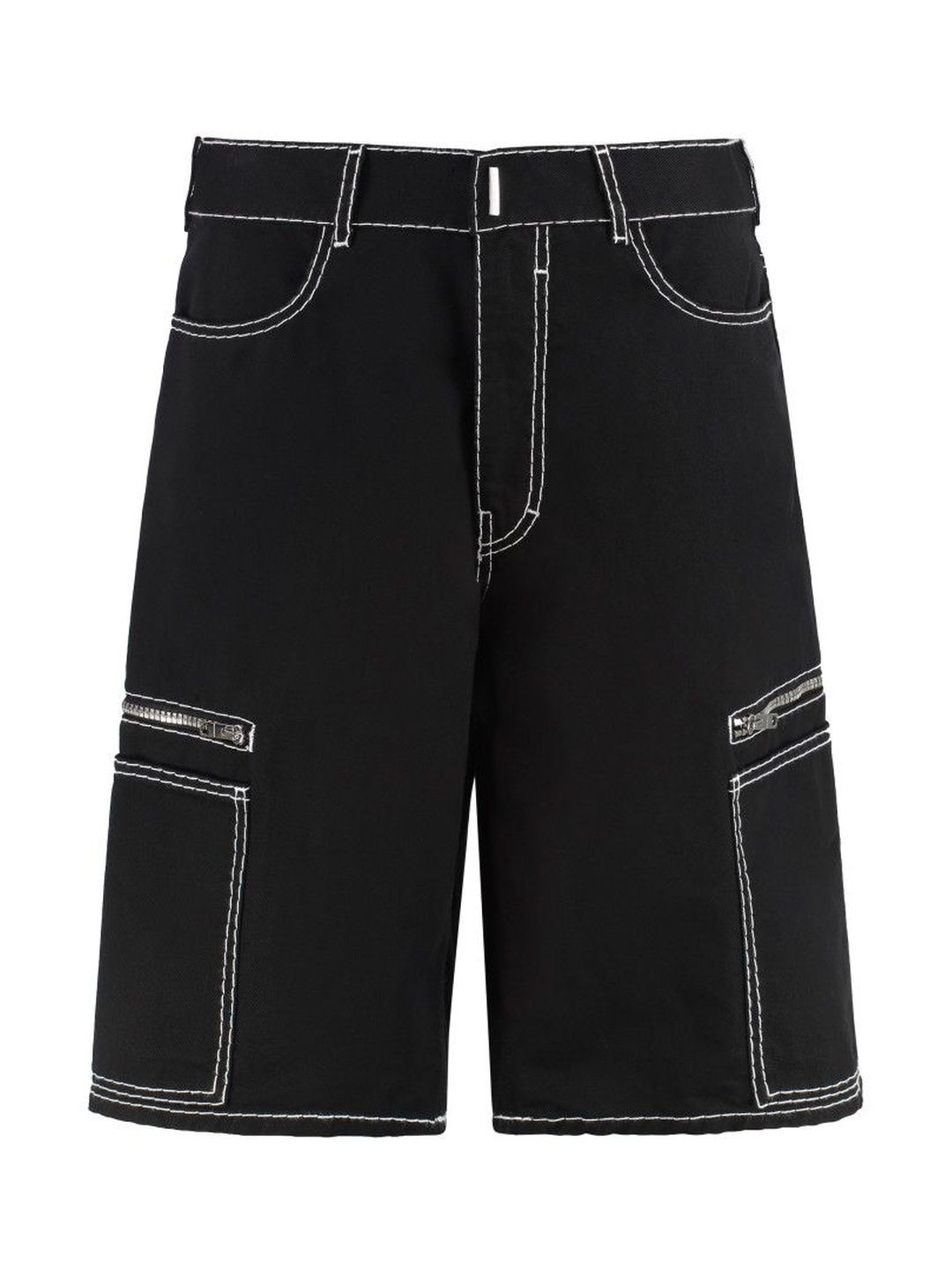 givenchy Black Cotton bermuda shorts-picture-29