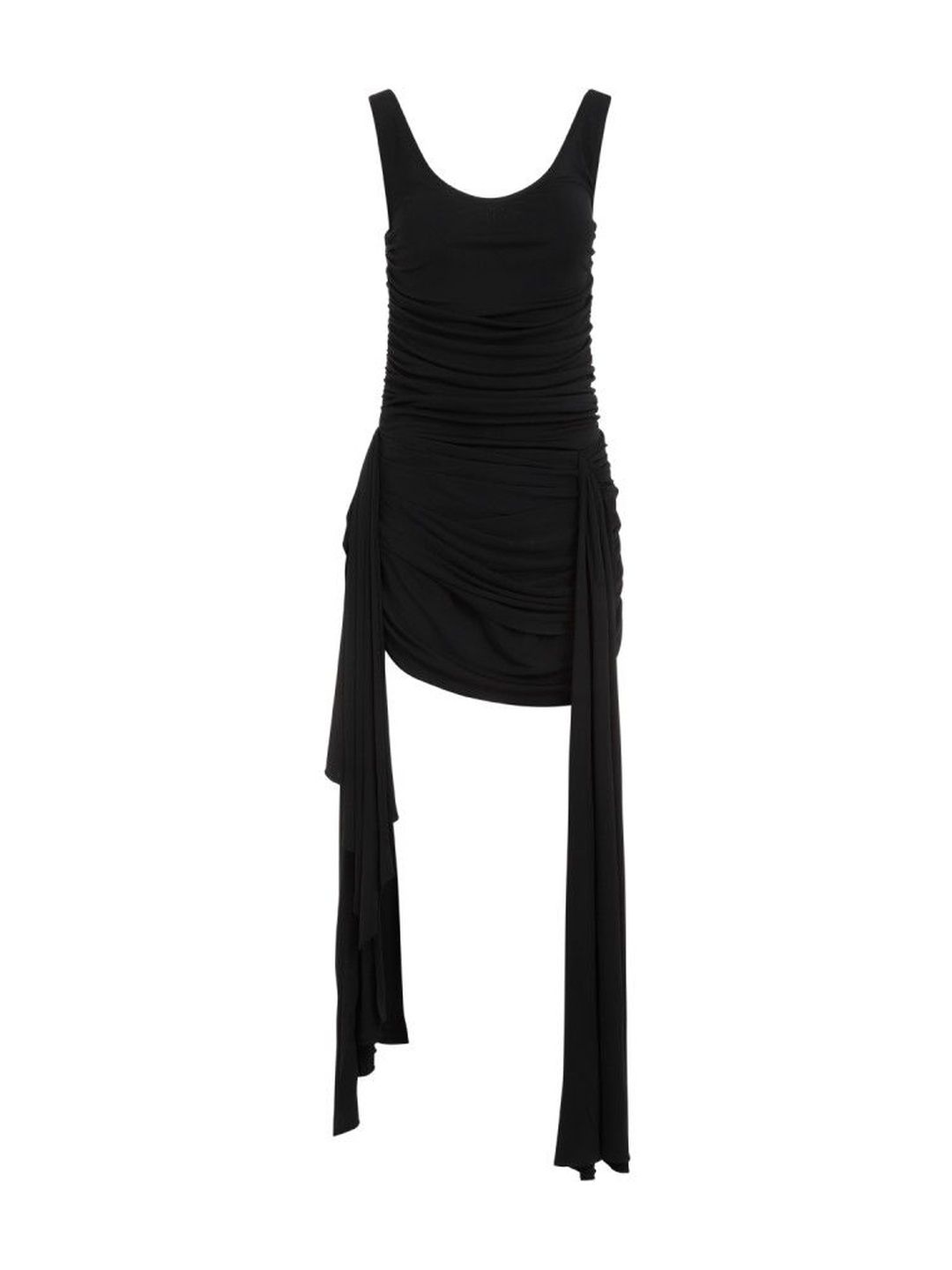 MUGLER Black Gathered Effect All-Over Dress-picture-28