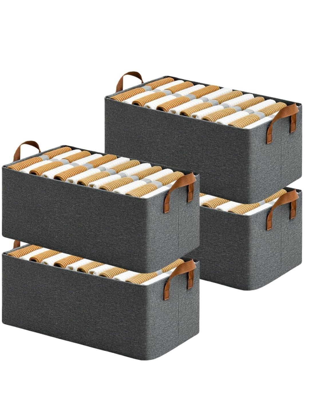 ECOBSY Multicoloured Set of 4 Regular Multi-Utility Organisers-picture-8