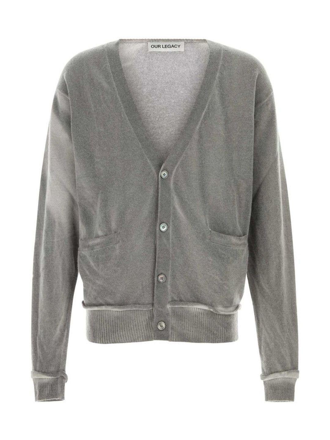 OUR LEGACY Grey Wool Cardigan-image-20