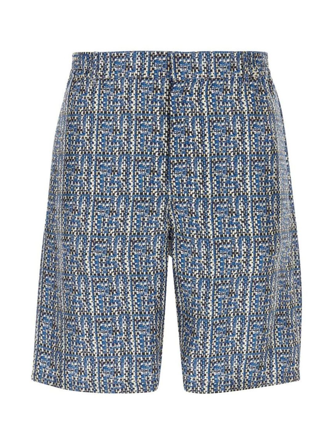 fendi Navy Blue Bermuda short pants-picture-29
