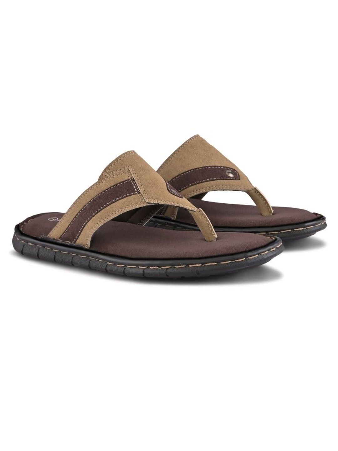 The Roadster Lifestyle Co Men T-Strap Slip-On Comfort Sandals-picture-27