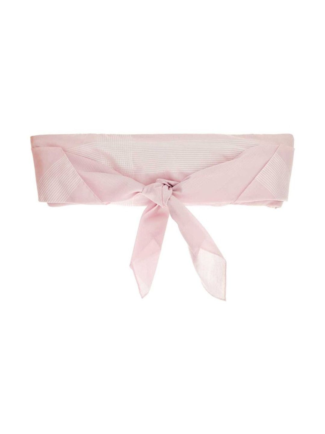 Prada Pink Cotton Tie Up Crop Top-picture-11