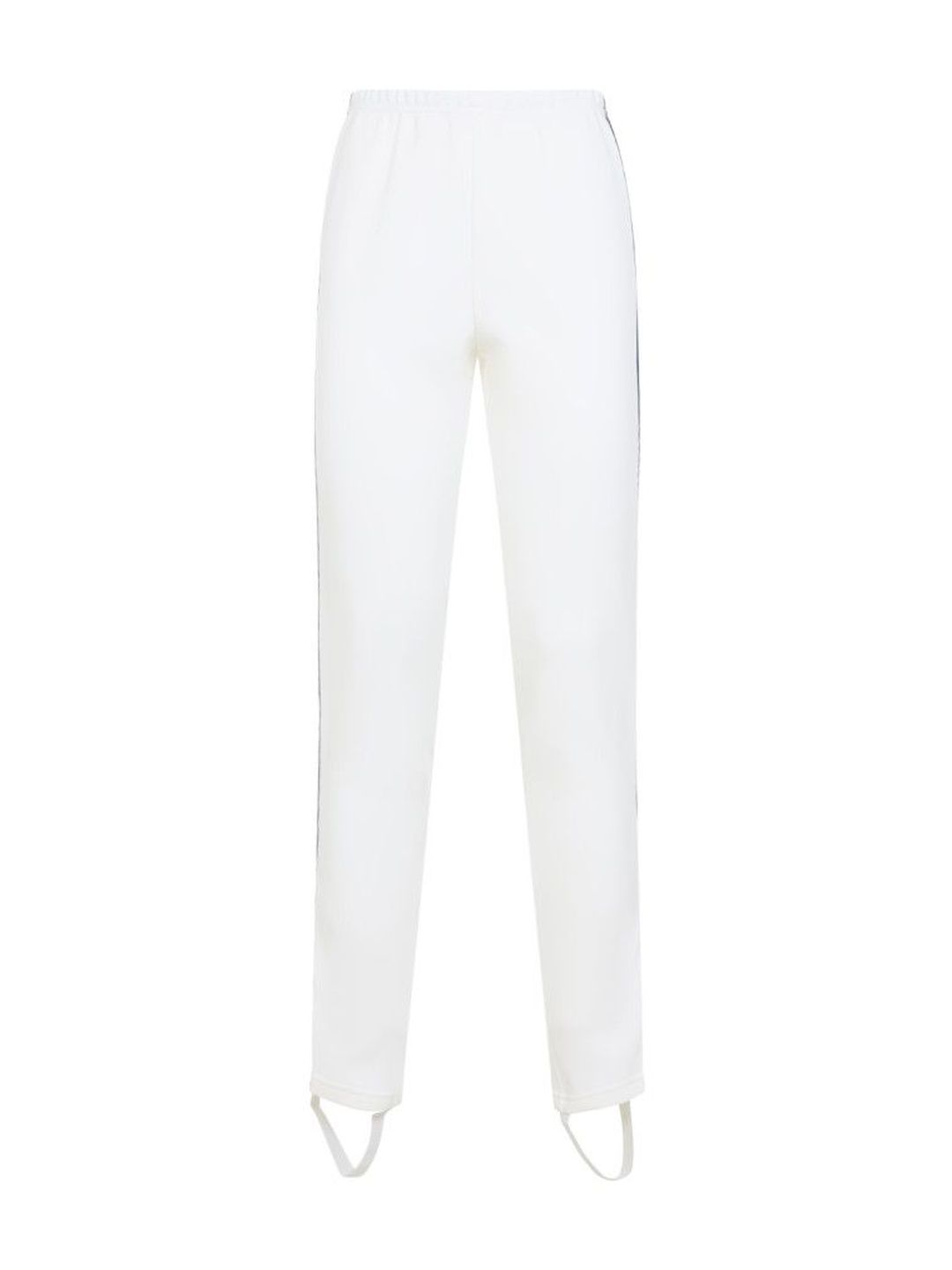 White Slim-fit Cotton Trouser-image-9