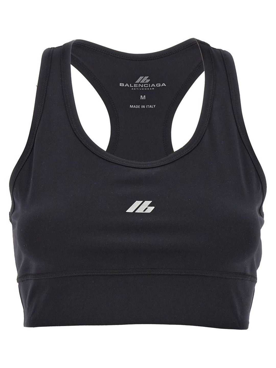 Balenciaga Women Black Sporty reflective Bra-picture-14