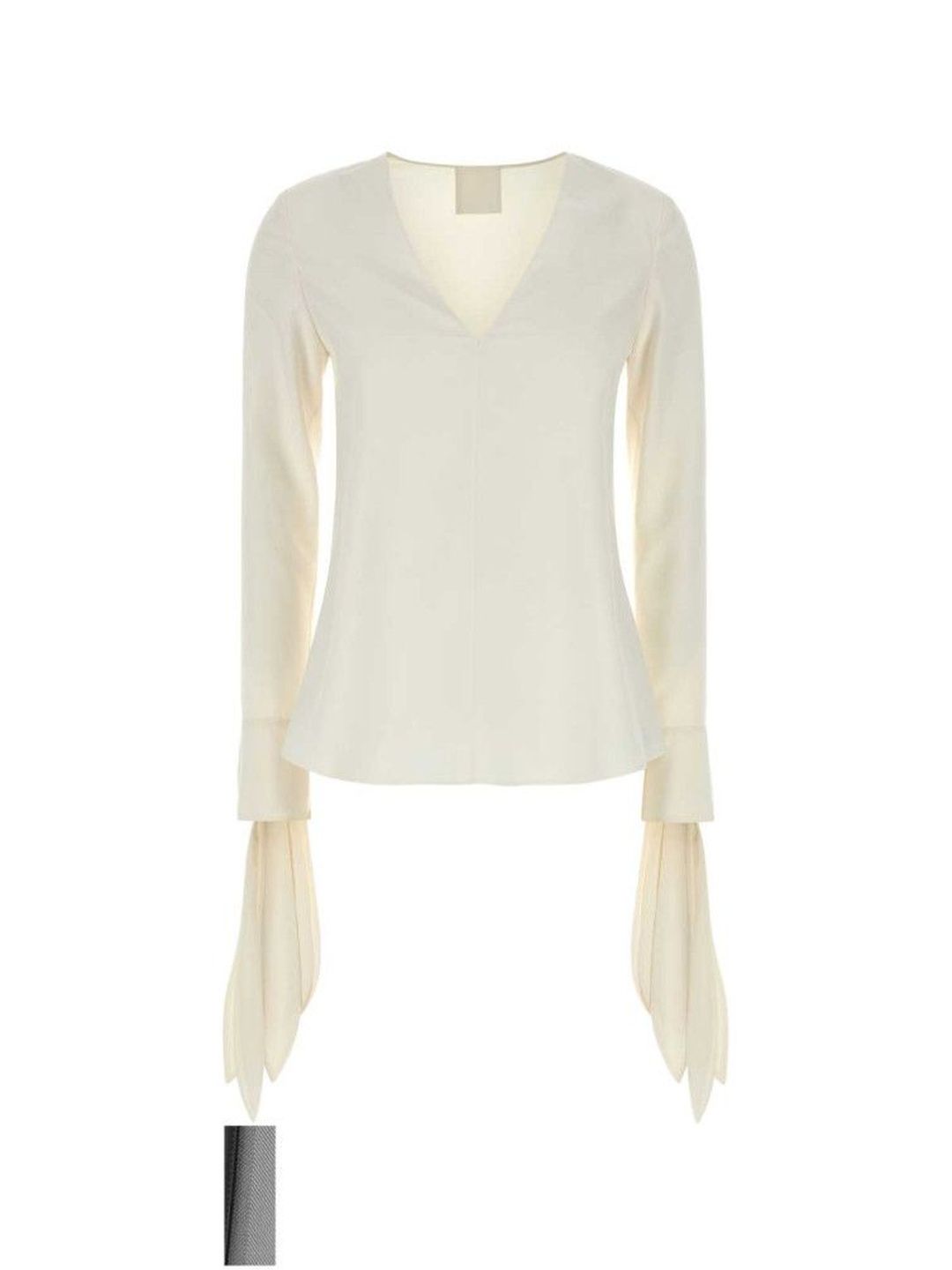 Givenchy White 4G embroidery Blouse-picture-11