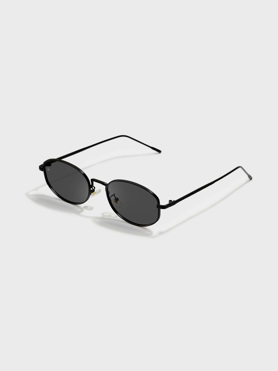 SAM & MARSHALL Unisex Black Lens & Black Oval Sunglasses with-picture-34