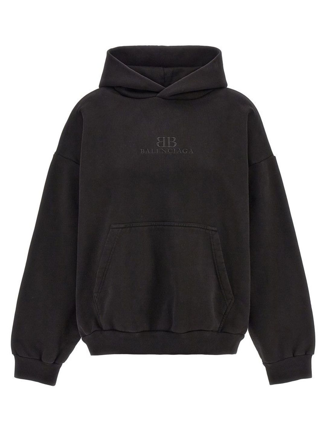balenciaga Black Logo embroidery hoodie-picture-53