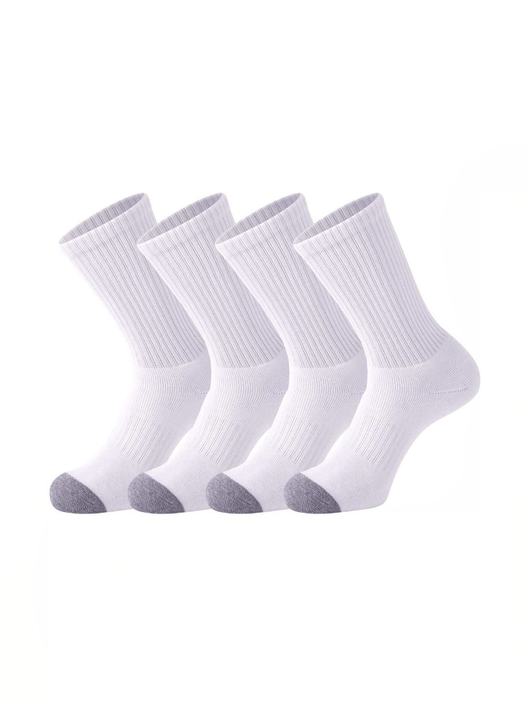 MERCEHIVE Women Pack of 4 Cotton Calf Length Socks-picture-24