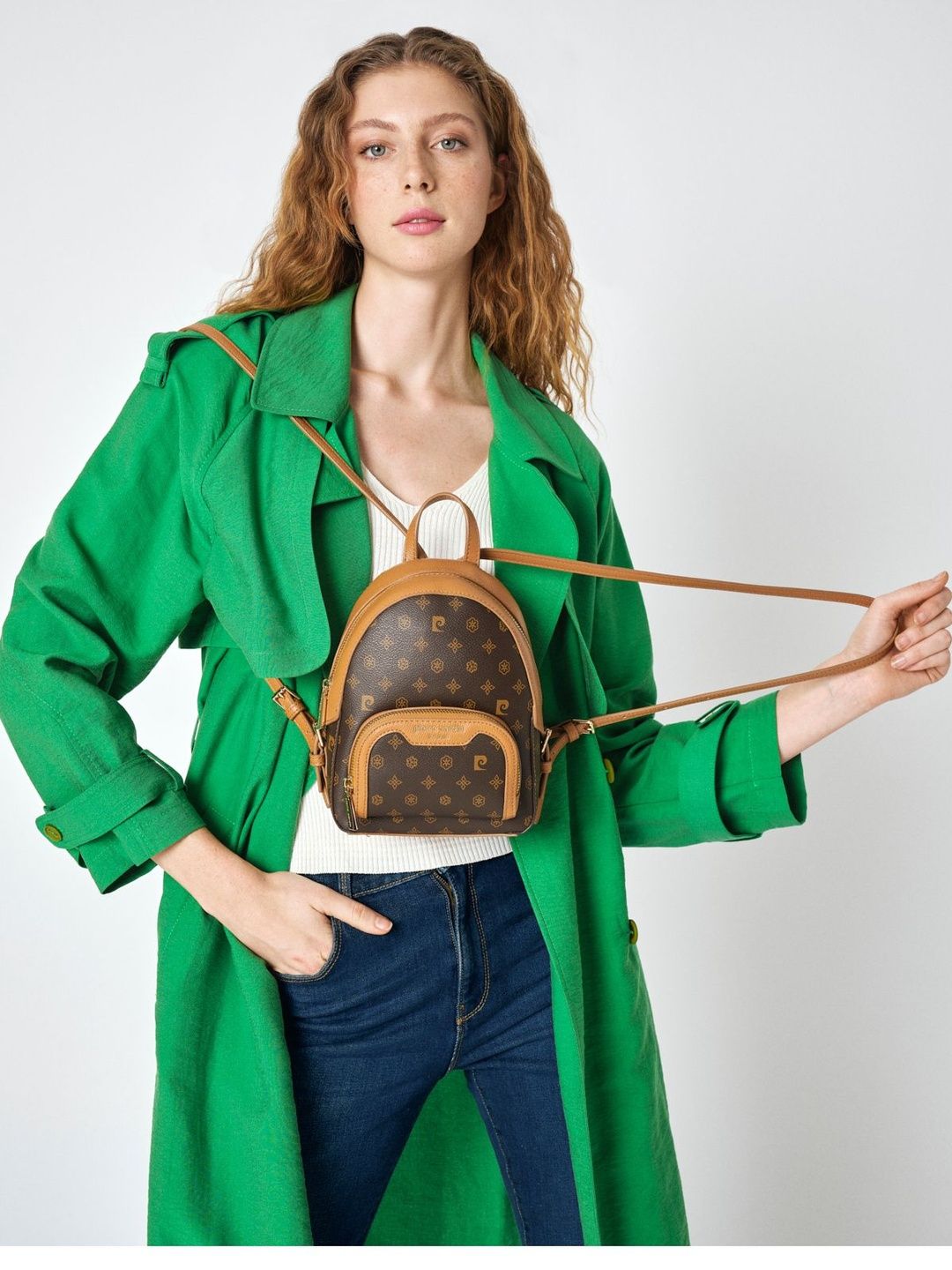 Pierre Cardin Paris Women Brand Logo Backpack-picture-53