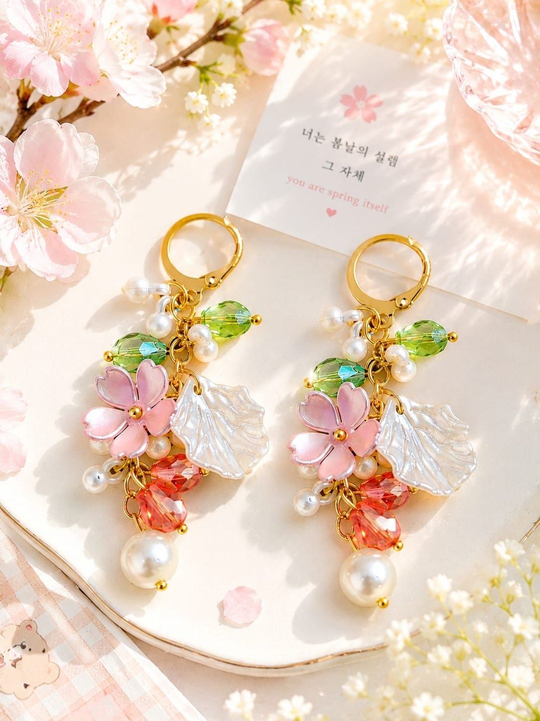 SSKL EXCLUSIVE Floral Drop Earrings-picture-38