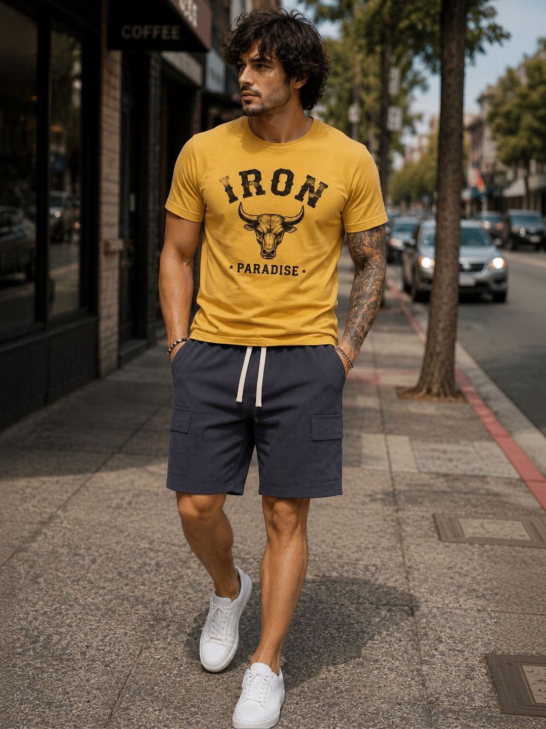 R.Code by The Roadster Life Co. Men Running Cargo Shorts-picture-51