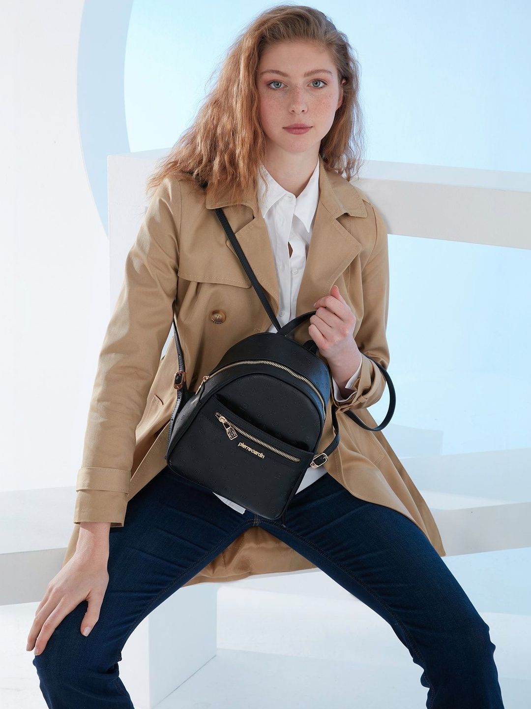 Pierre Cardin Paris Women Brand Logo Backpack-picture-41
