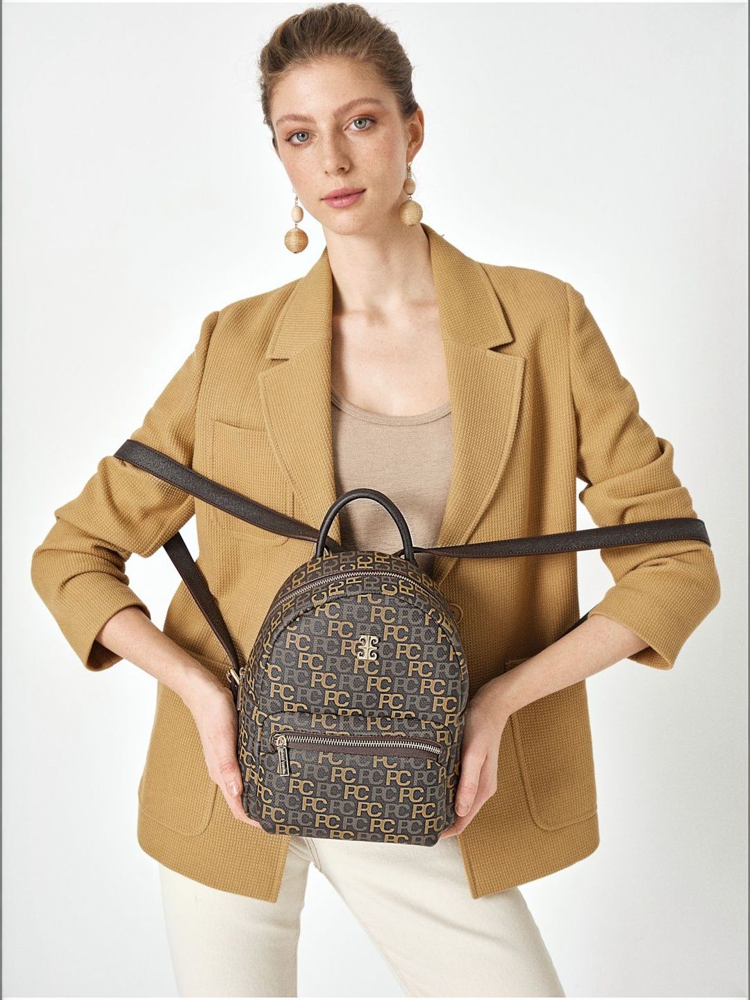 Pierre Cardin Paris Women Alphanumeric Backpack-picture-21