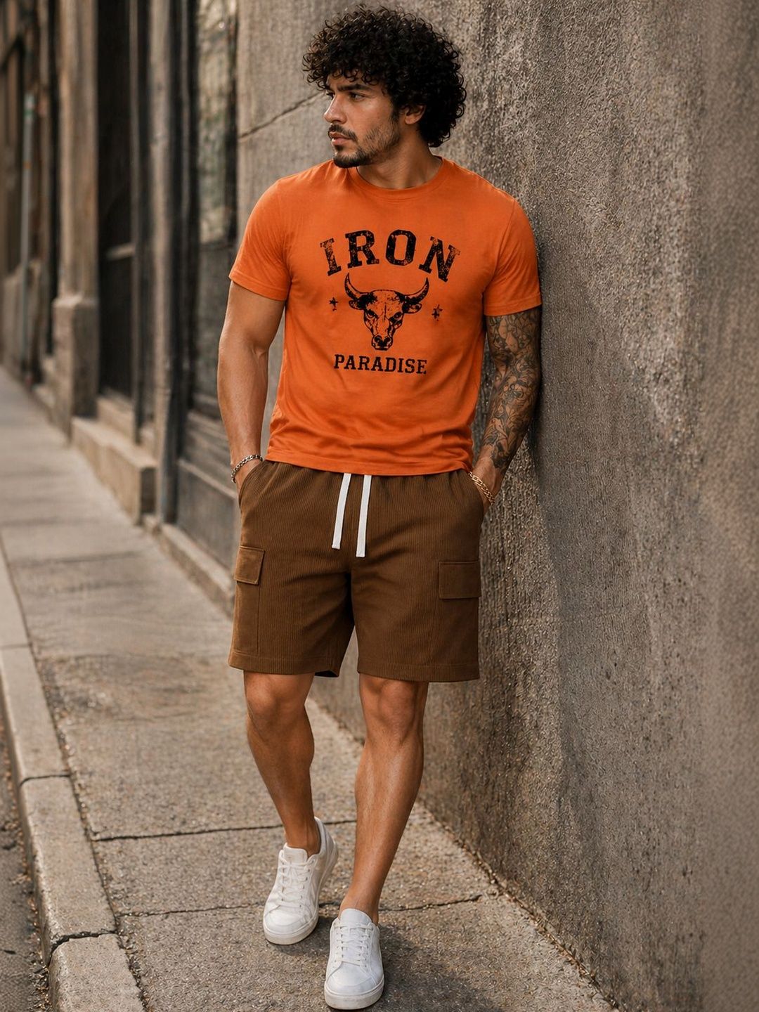R.Code by The Roadster Life Co. Men Running Cargo Shorts-picture-27