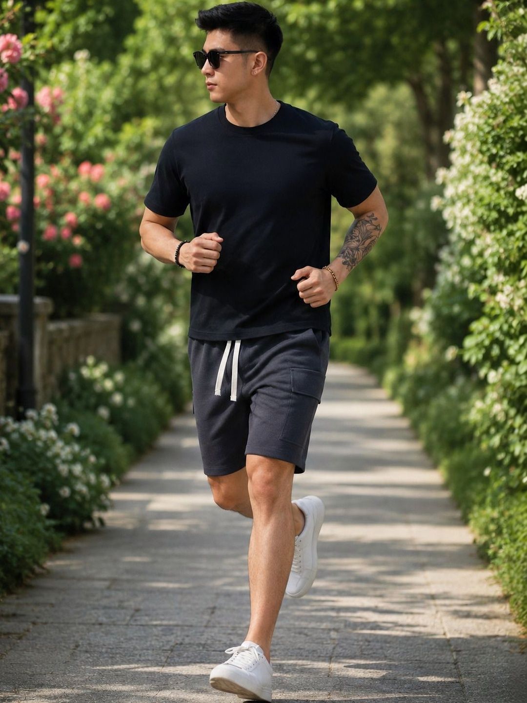 Moda Rapido Men Running Cargo Shorts-picture-26