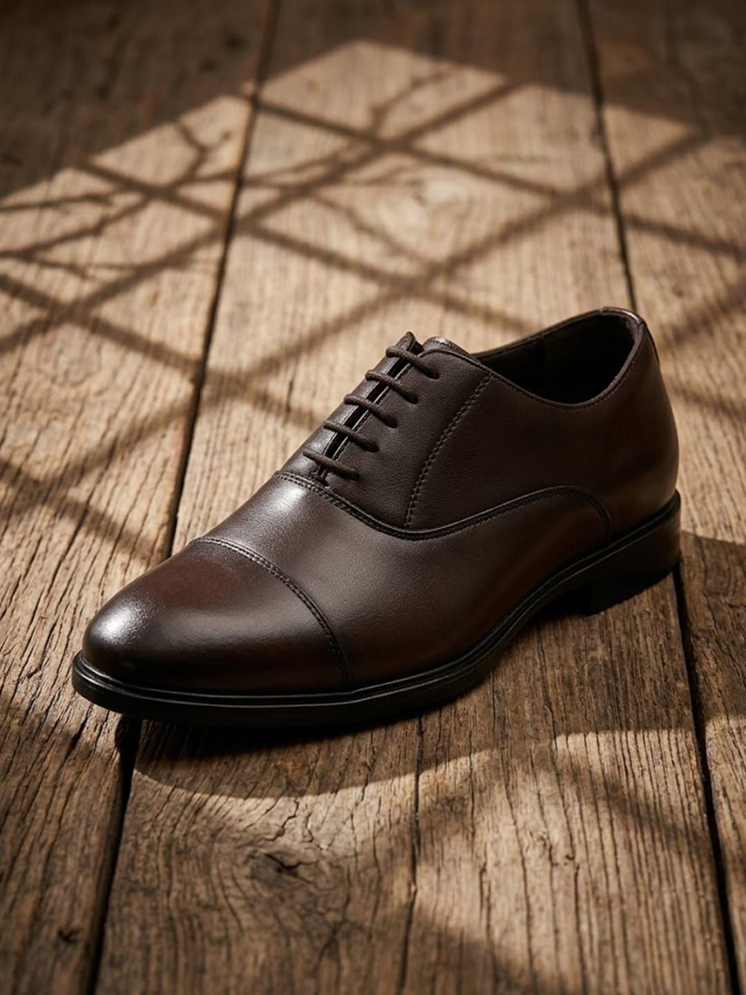 House of Pataudi Men Round Toe Lace-Ups Derbys Formal Shoes-picture-46