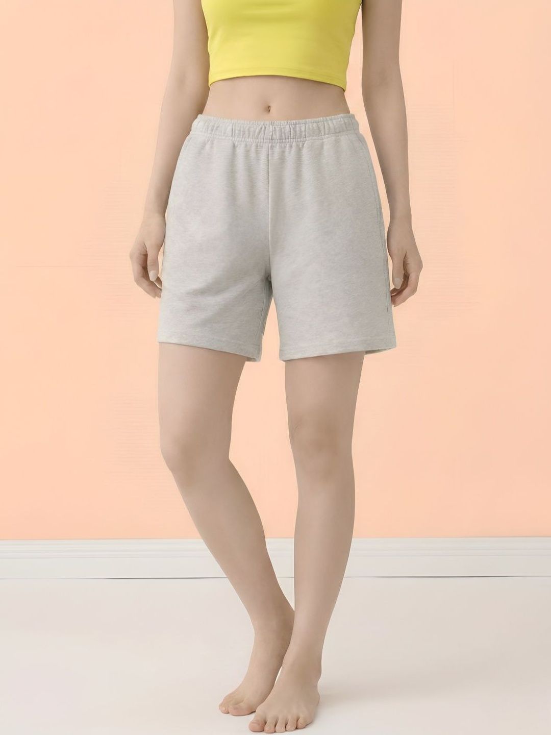 Moda Rapido Women Linen Training or Gym Shorts-picture-44