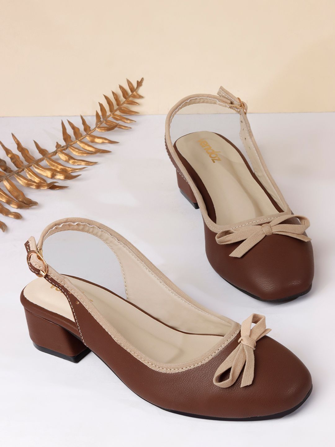 VENDOZ Block Pumps with Bows-picture-52