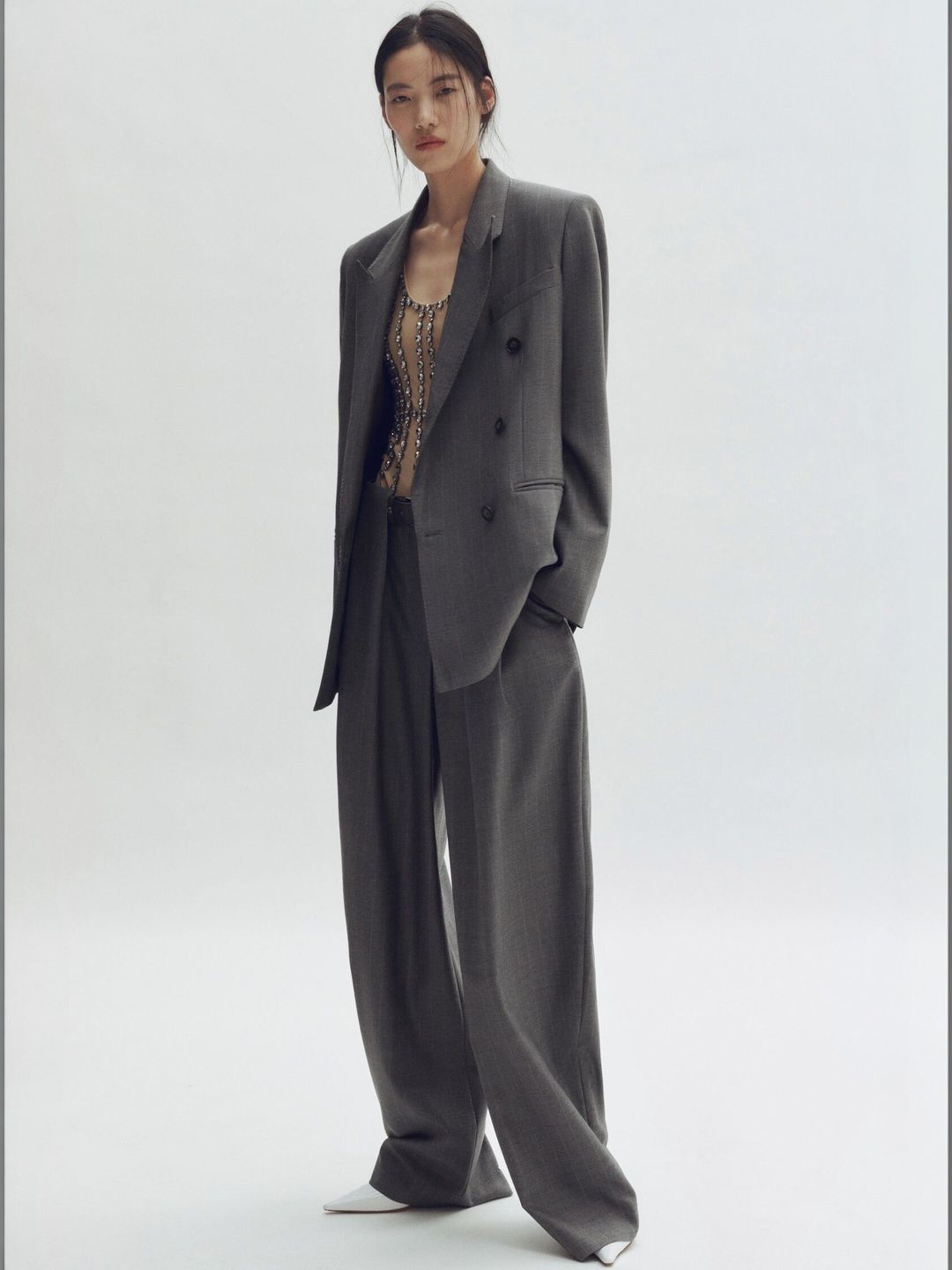 H&M Double-Breasted Wool Blazer-picture-58