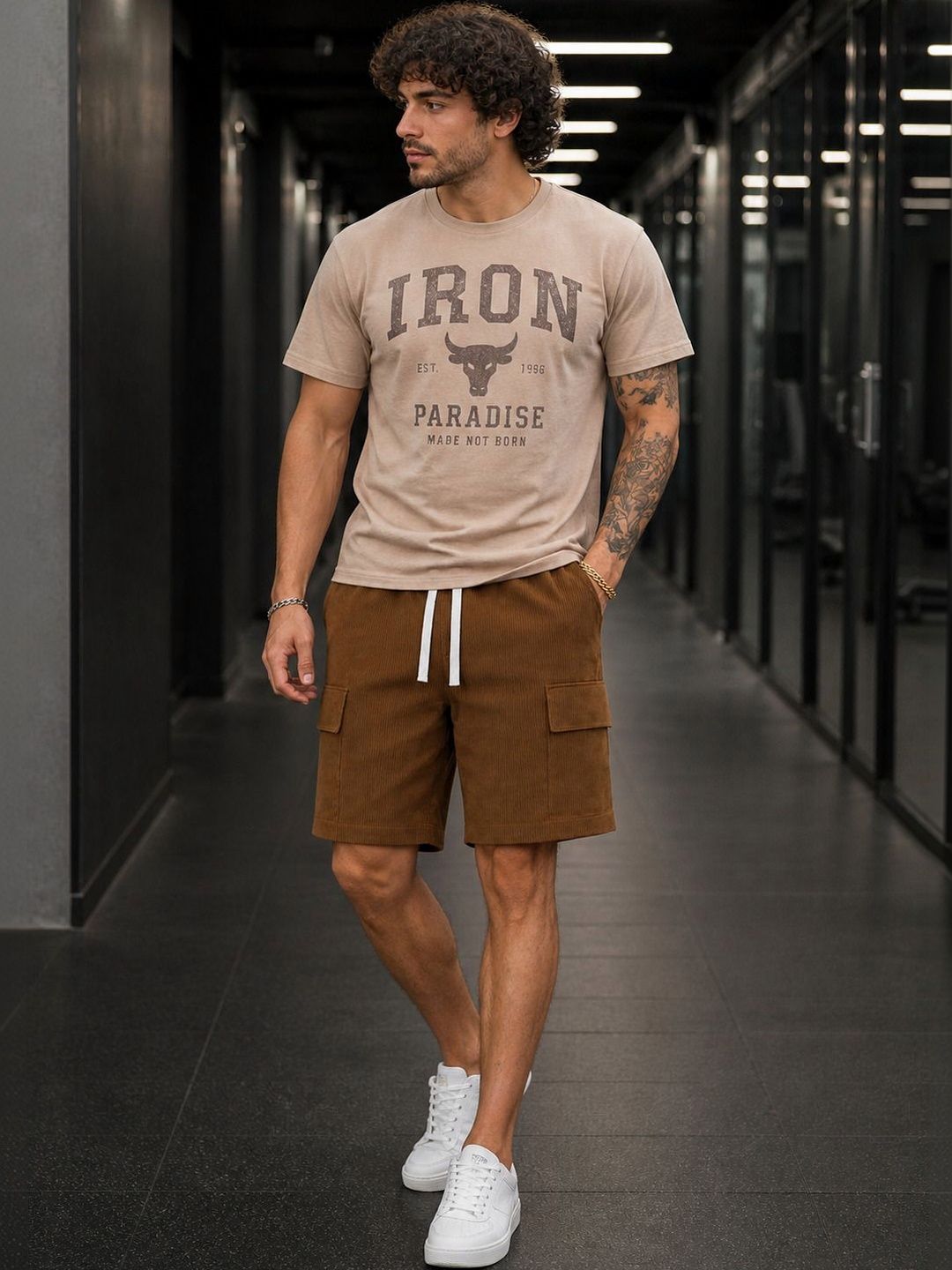 R.Code by The Roadster Life Co. Men Running Cargo Shorts-picture-29