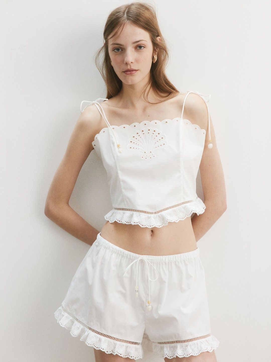 H&M Broderie Anglaise Tie-strap Top-picture-19