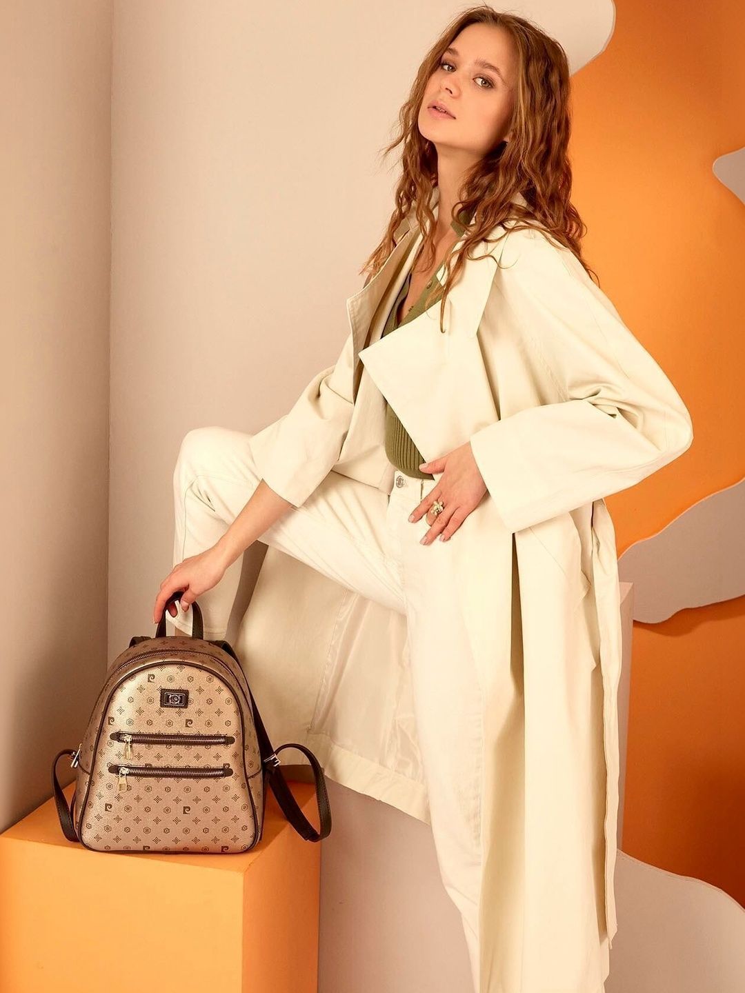 Pierre Cardin Paris Women Brand Logo Backpack-picture-19