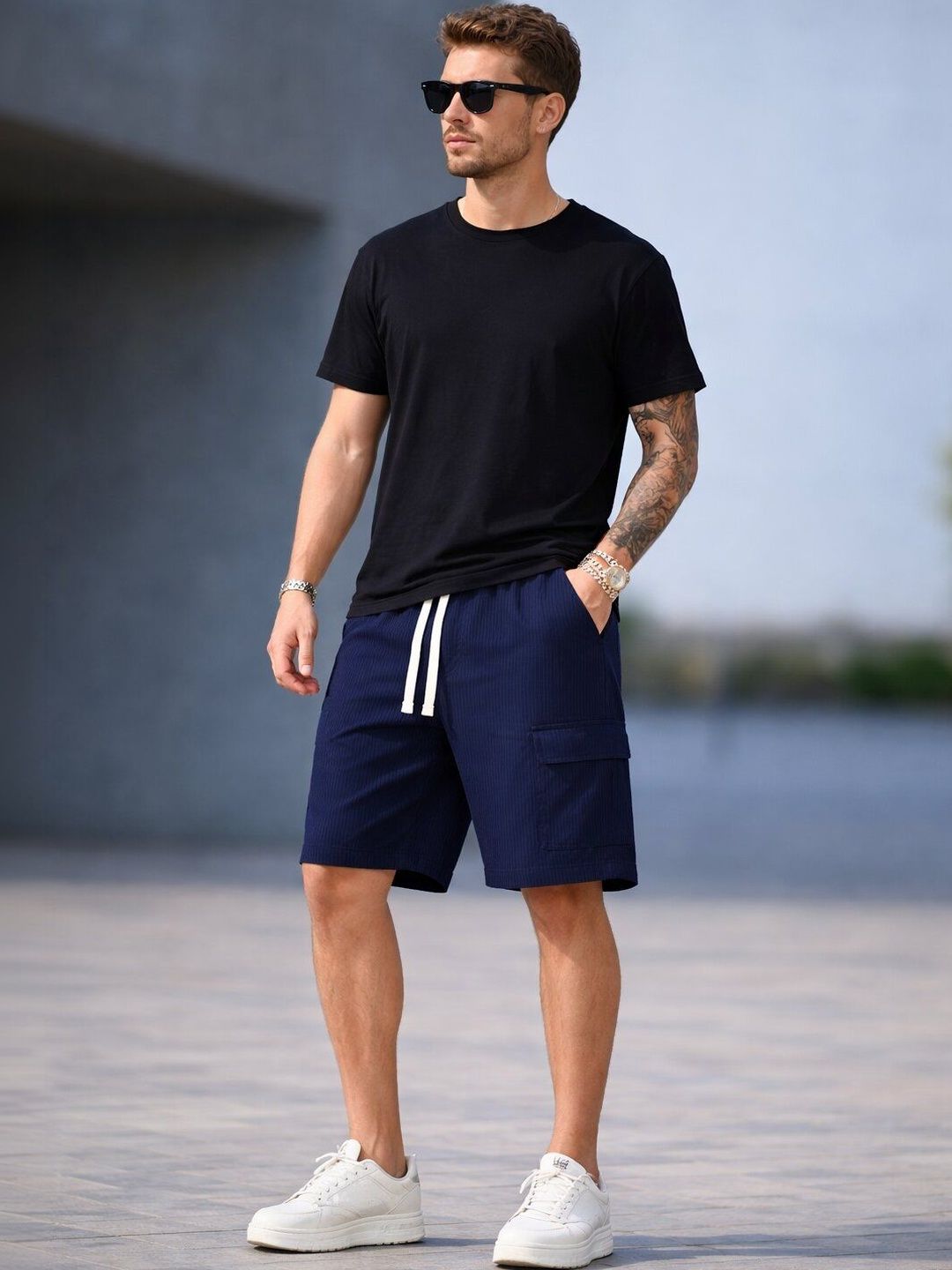 R.Code by The Roadster Life Co. Men Running Shorts-picture-43