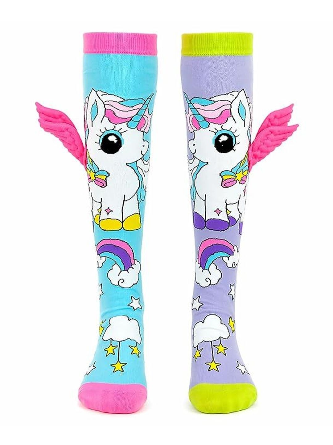 Eleg & Stilance Unisex Kids Cotton Assorted Patterned Knee Length Socks-picture-34