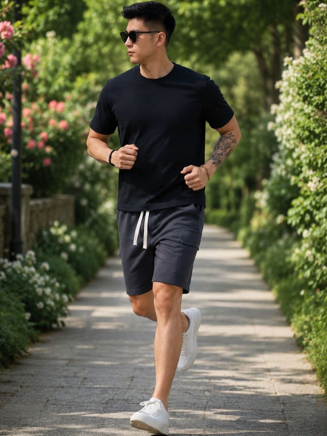 R.Code by The Roadster Life Co. Men Running Cargo Shorts-picture-24