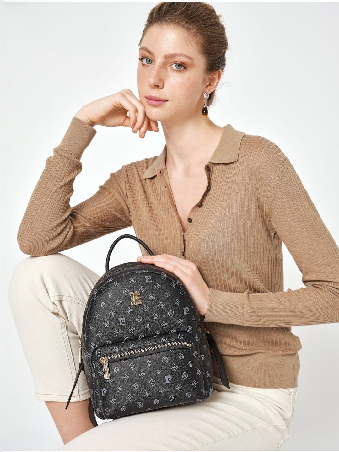 Pierre Cardin Paris Women Brand Logo Backpack-image-36