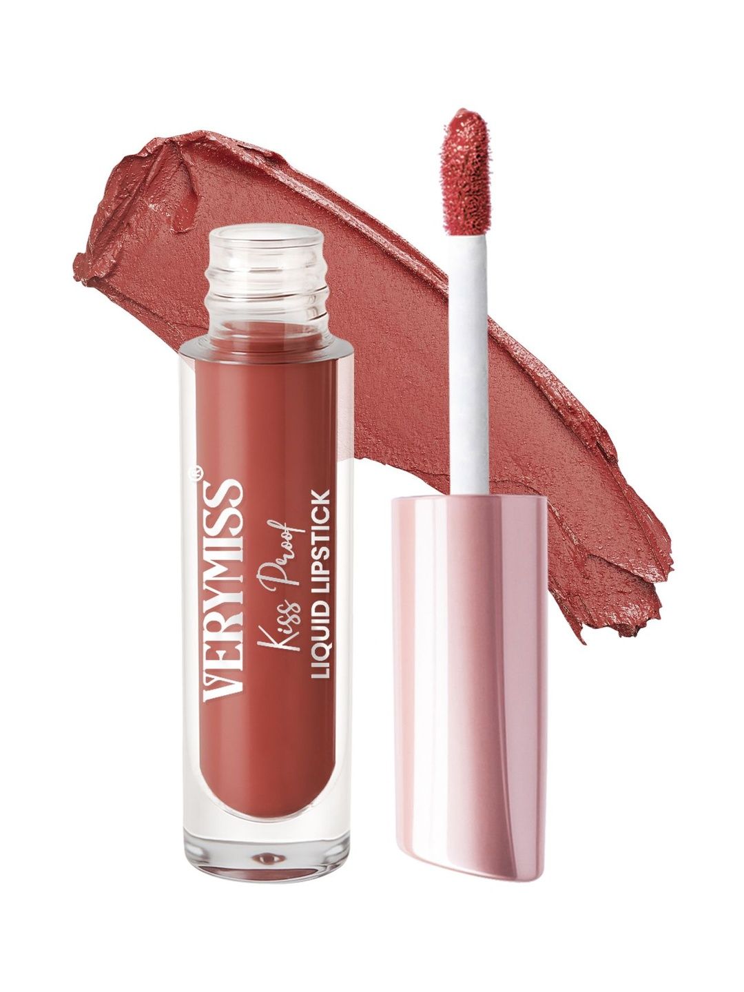 VERYMISS Kiss Proof Liquid Lipstick - 1.6 ml - Brown Sugar - 08-image-33