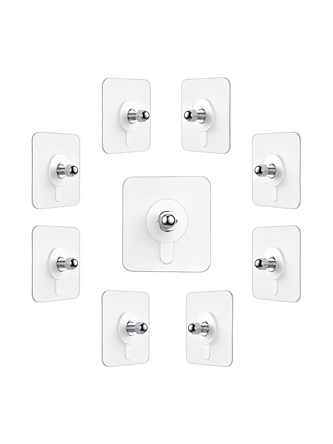 JAY GATRAD Seller Transparent Reusable Adhesive Wall Hooks-picture-36