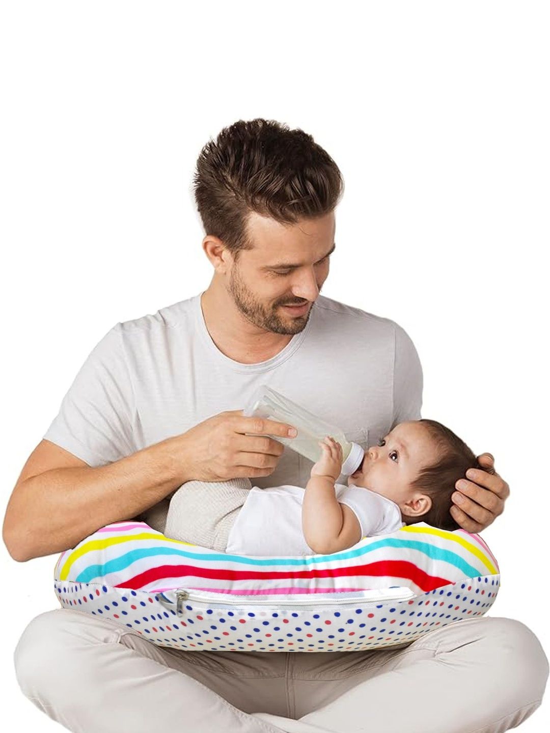 VParents Cotton Filled Polycotton Breathable Maternity Pillow-image-19