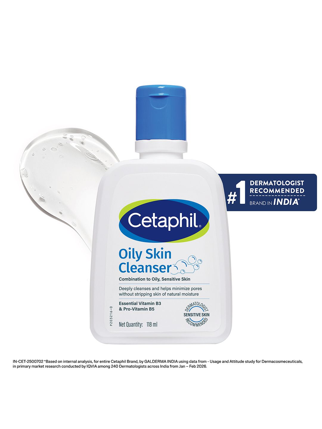 Cetaphil Oily Skin Cleanser 125ml – Sensitive Skin